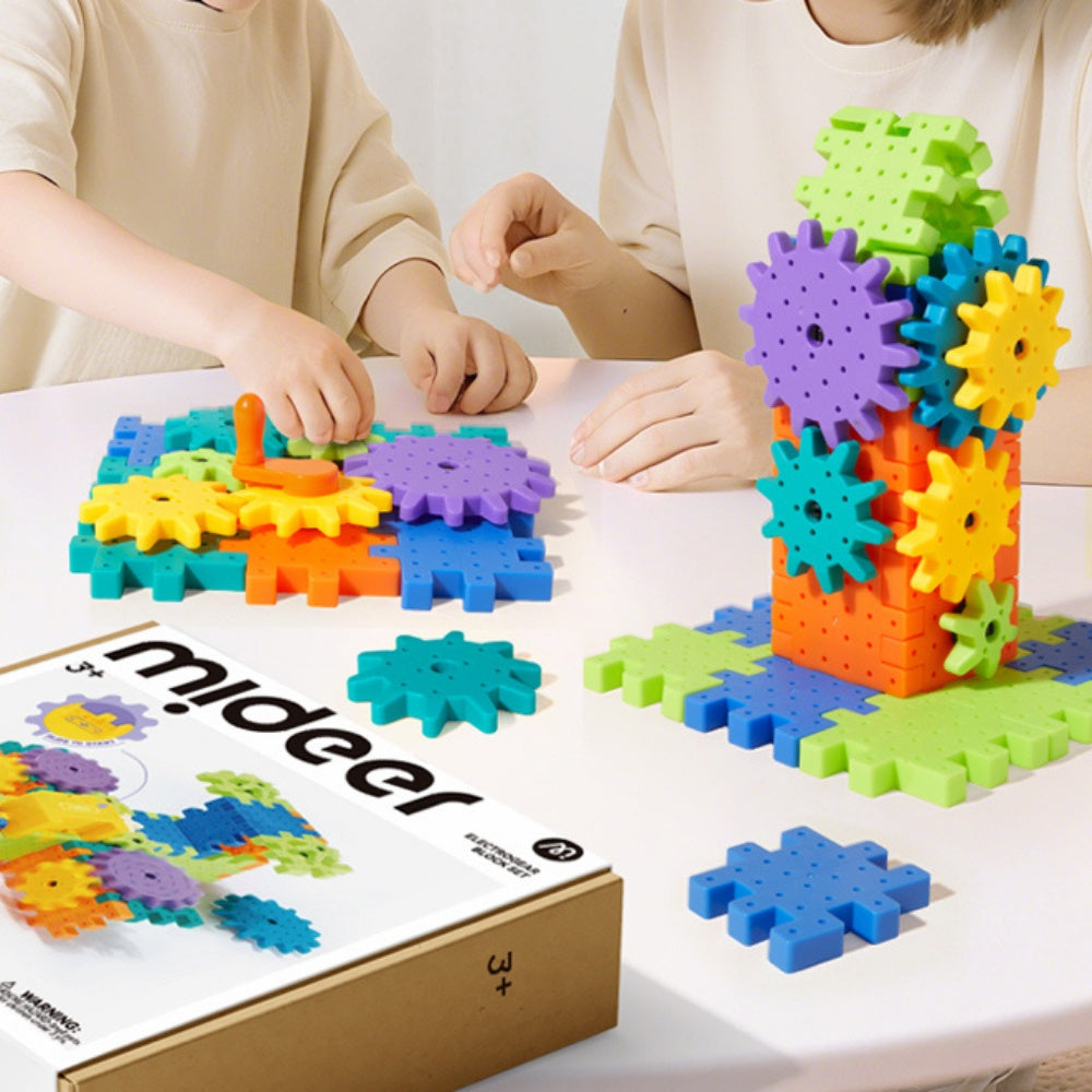 Mideer - Electrogear Electric Gear Building Block Set - 64 Pieces
