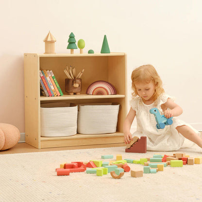 TookyToy - Wooden Shelf and Toy Storage for Kids Room: Plywood 60x63cm