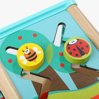 TopBright - 5-in-1 Garden Play Cube: Montessori Activity Toy