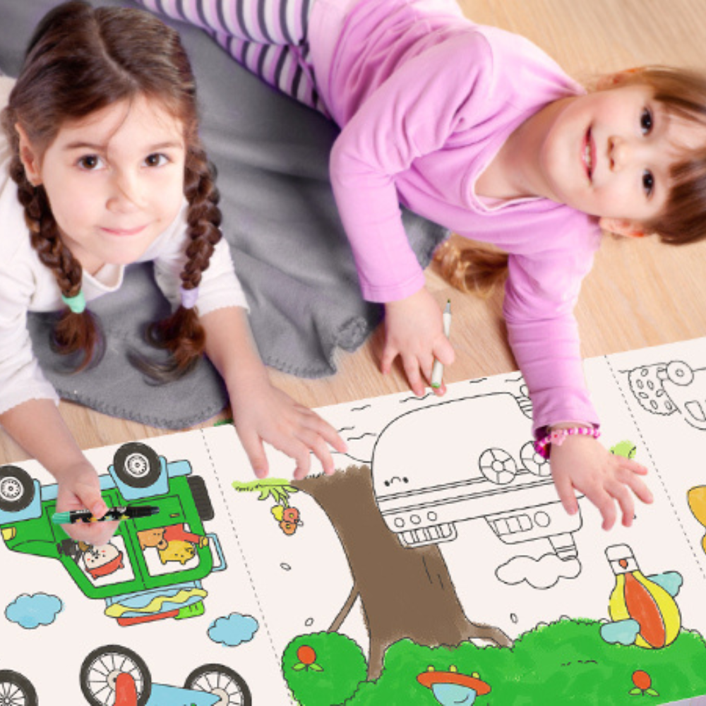 Jar Meló - Colouring Paper Roll - Tear & Stick - Transport 3m