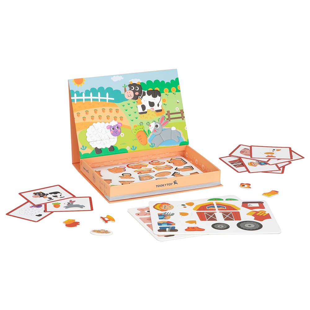 TookyToy - Magnetic Box - Farm - Motherhood