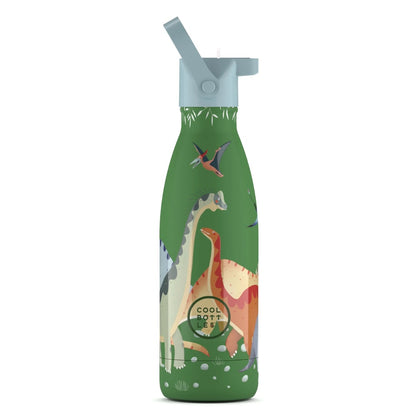 Cool Bottles - Kids Triple-Insulated Water Bottle - Jurassic Era 350ml