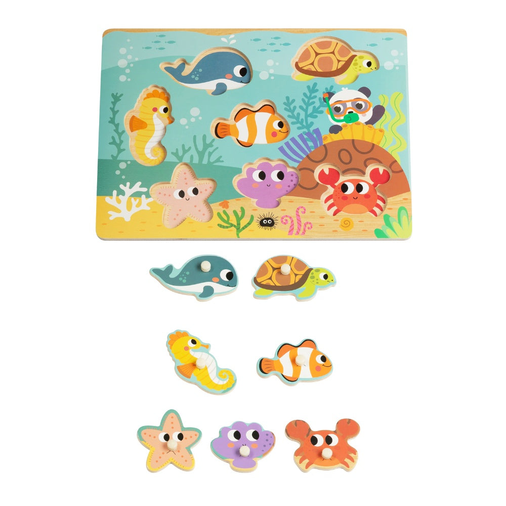 hi Pando - Ocean Themed Animal Puzzle - 8pcs