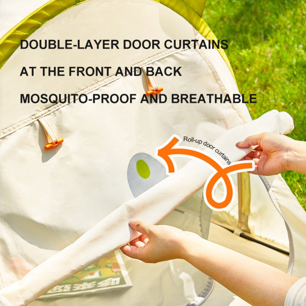 Mideer - Kids Portable Play Tent with Easy Assembly - Deer Camp Party