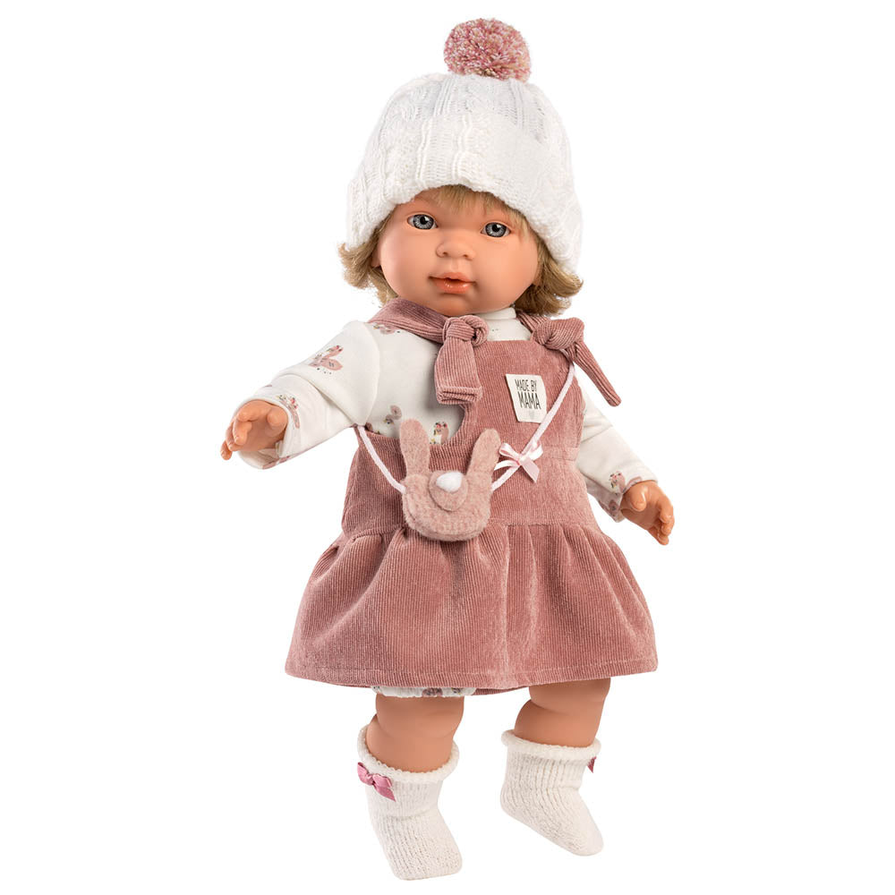 Llorens - Baby Girl Doll with Clothing & Accessories: Carla - 42cm (Mechanism Optional) - Motherhood