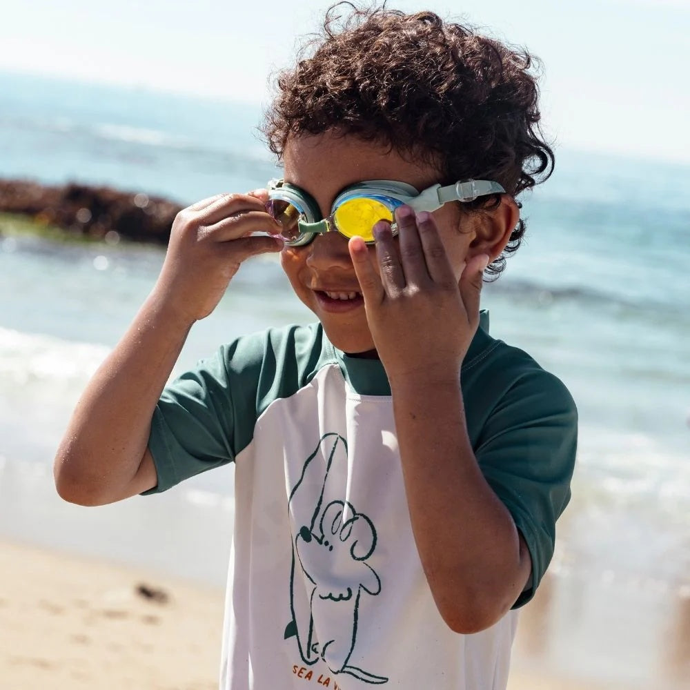 Swim Essentials - Goggles - Green Surfer