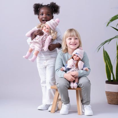 Llorens - Baby Girl Doll with Pink Outfit & Accessories: Lucia - 40cm