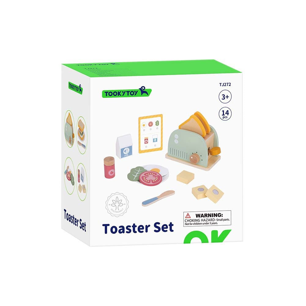 TookyToy - Pretend Play Toaster Toy Set
