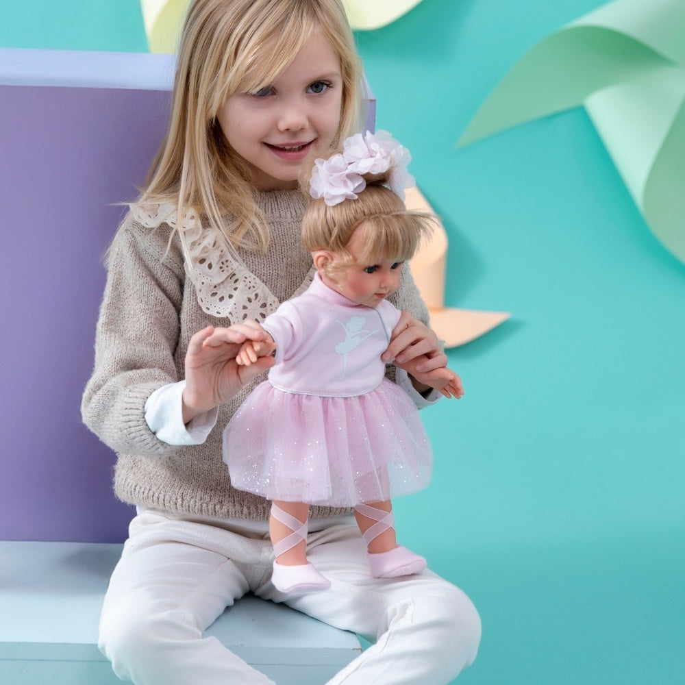 Llorens - Baby Girl Doll with Clothing & Accessories: Elena Ballet - 35cm