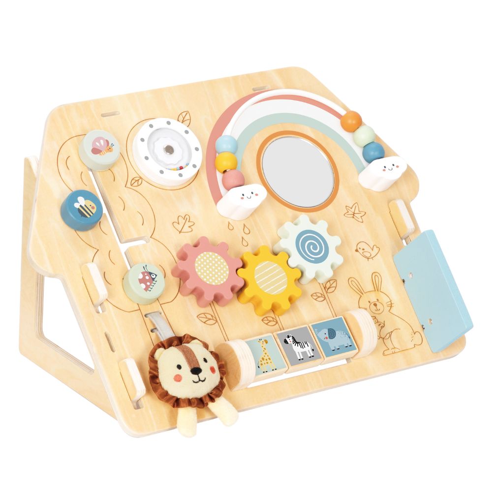 TookyToy - 2-in-1 Montessori Activity Busy Board