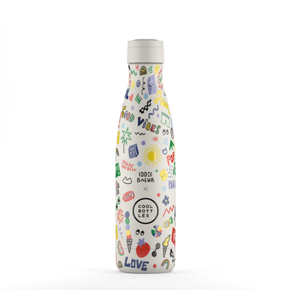 Cool Bottles - Triple-Insulated Water Bottle - Good Vibes 500ml