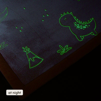Hakuna Matte - GlowCloud Play Mat Carpet Glow in the Dark - Dinosaurs 170 x 120 x 2.5 cm
