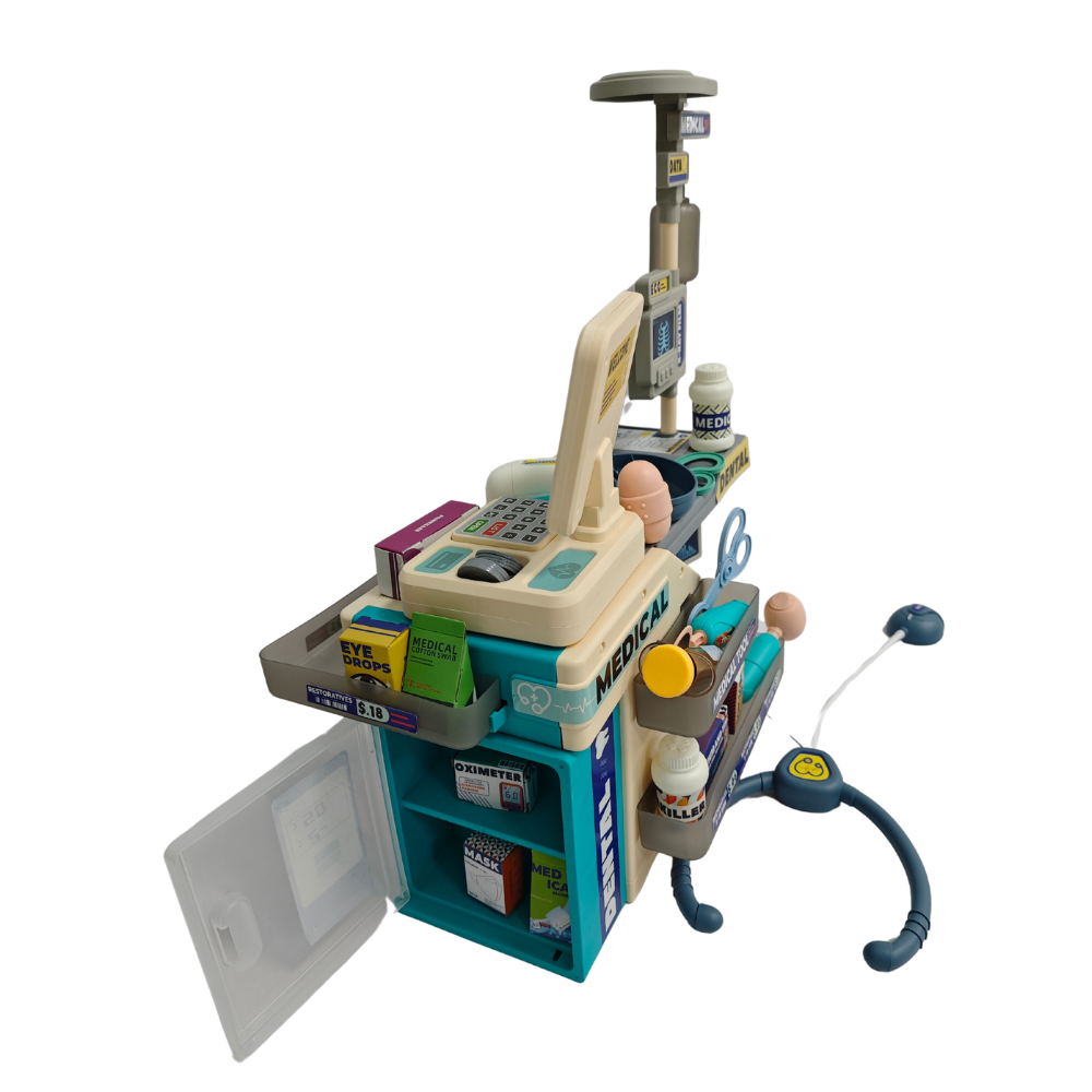 Cogo - Pretend & Play Doctor Set - Medical Desk - 45 Pieces