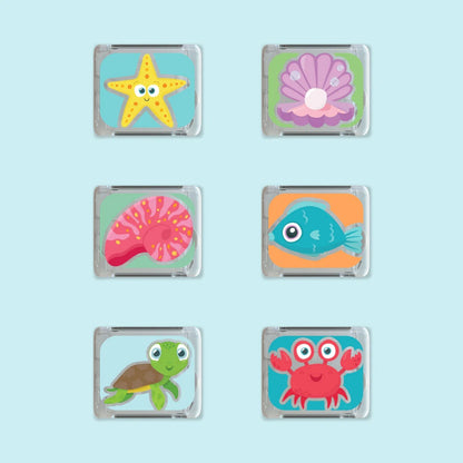 Glo Pals - Water Activated Light-Up Sensory Toys - Ocean (6 Pack)