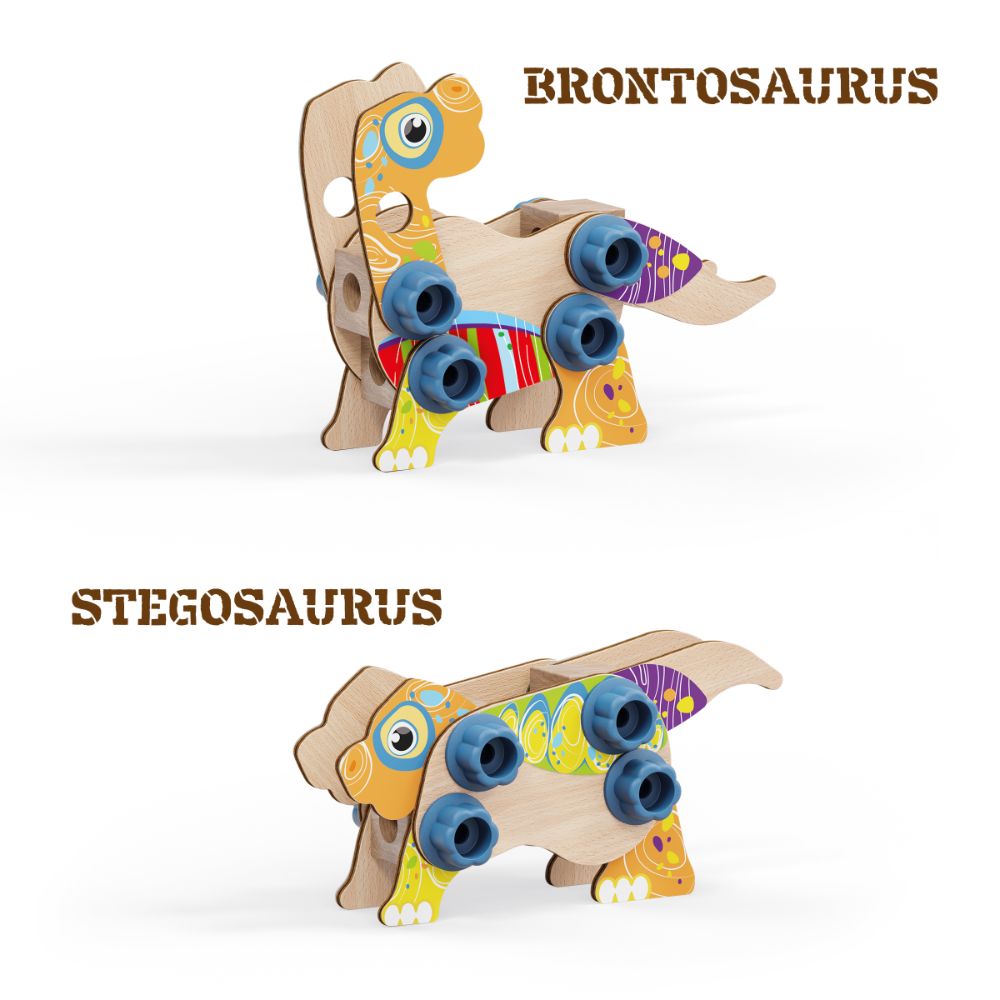 Quercetti - Play Bio Wood Dino