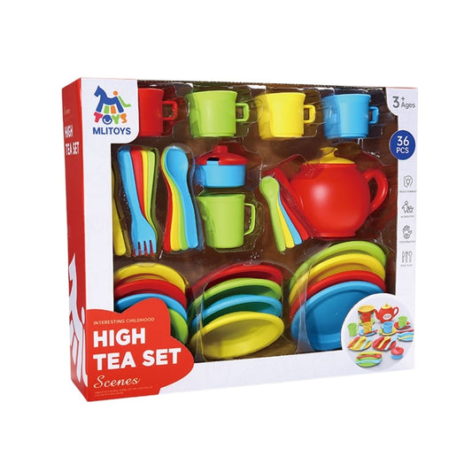 Mingli Toys - Pretend & Play - Dinner & Tea Set - 36 Pieces