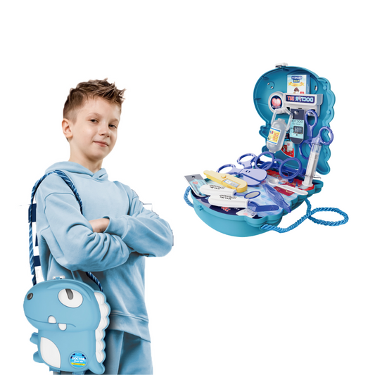 Cogo - Pretend & Play 2-in-1 Doctor Set with Dinosaur Satchel