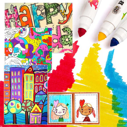 Jar Meló - Washable Markers - Non-Toxic - 48 Colours
