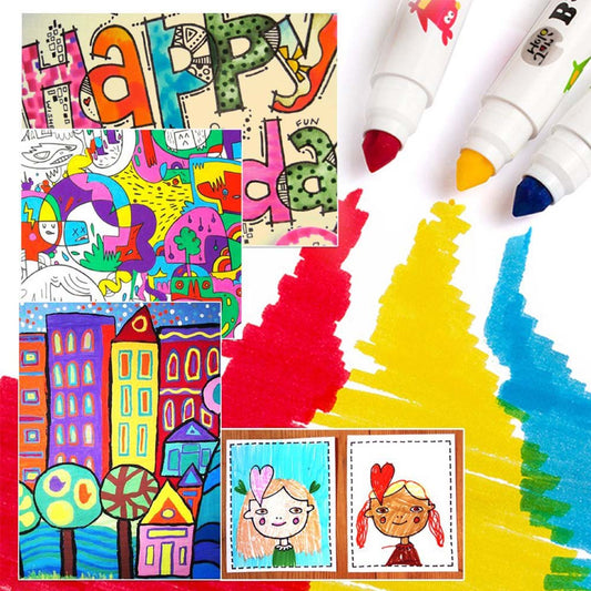 Jar Meló - Washable Markers - Non-Toxic - 48 Colours