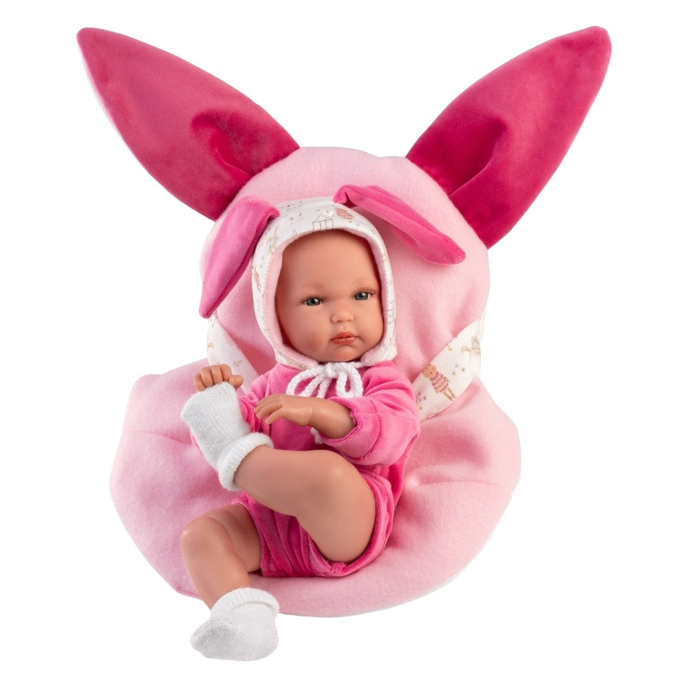 Llorens - Anatomically Correct Baby Girl Doll with Pink Clothing: Bimba - 35cm