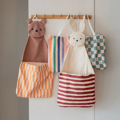 Play&Go - 2-in-1 Wall Storage & Tote Bag - Bear