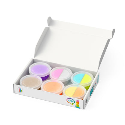 Hey Clay - Modelling Air-Dry Clay with Fun Interactive App - Flip Cone, Yeti Sandwich, Scoopanauts, Series Nice Ice Cream, 6 cans