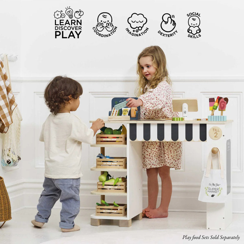 Le Toy Van - Wooden Supermarket Till Checkout & Accessories