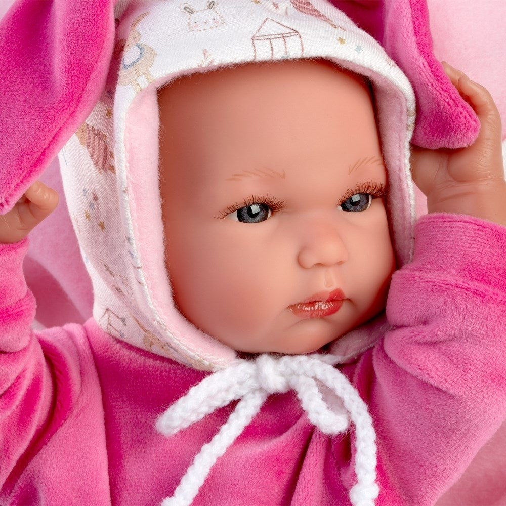 Llorens - Anatomically Correct Baby Girl Doll with Pink Clothing: Bimba - 35cm