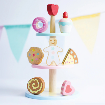 Le Toy Van - Honeybake Three Tier Cake Stand - 8pcs