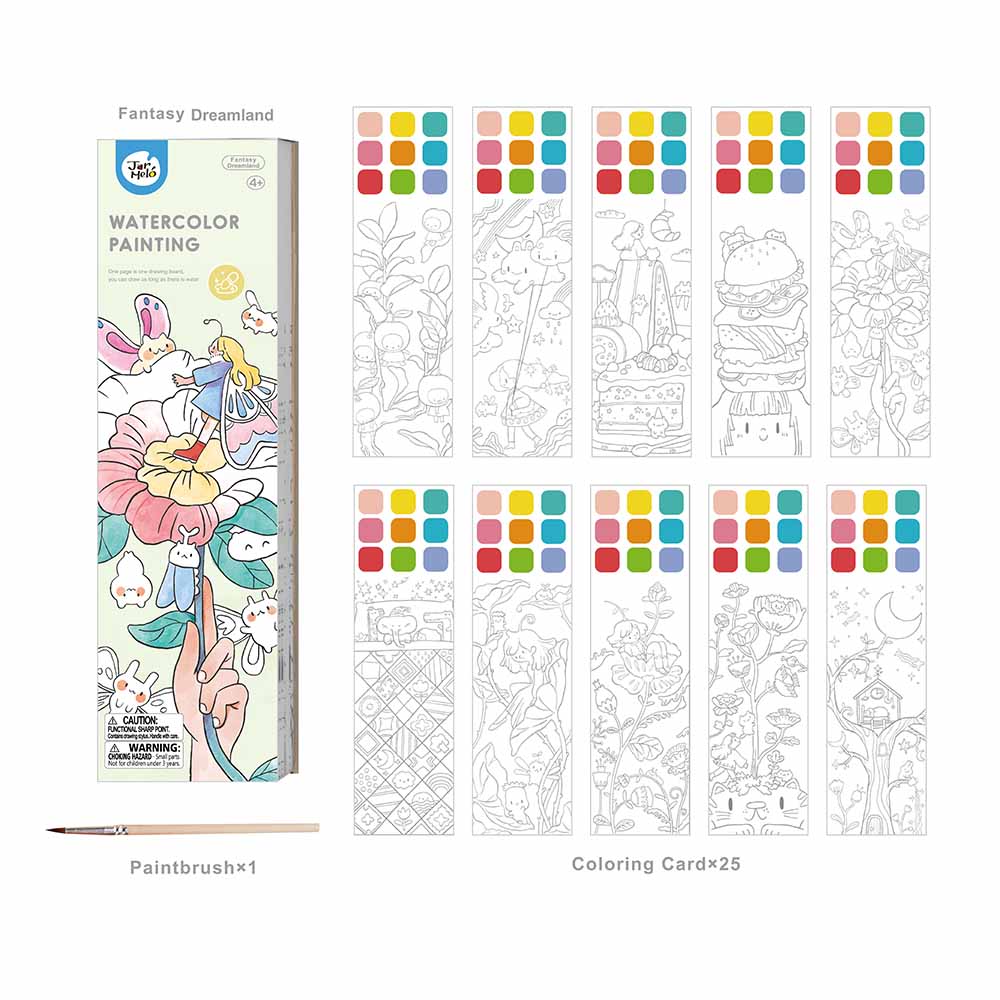 Jar Meló - Watercolour Painting Set - Travel Size - Fairy Fantasy Dreamland