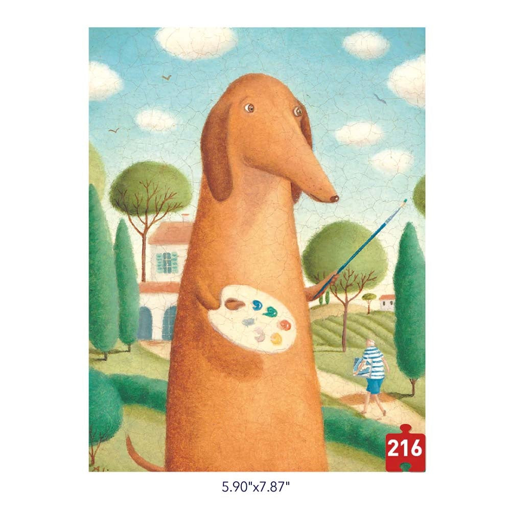 Mideer - Pocket Series Mini Jigsaw Puzzle - Wild Artist - 216pcs