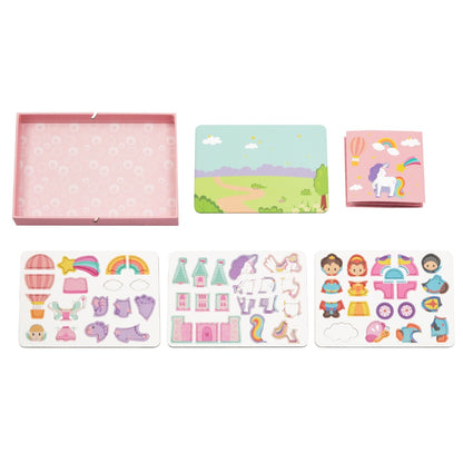 hi Pando - Magnetic Unicorn Puzzle Box with Activity Cards