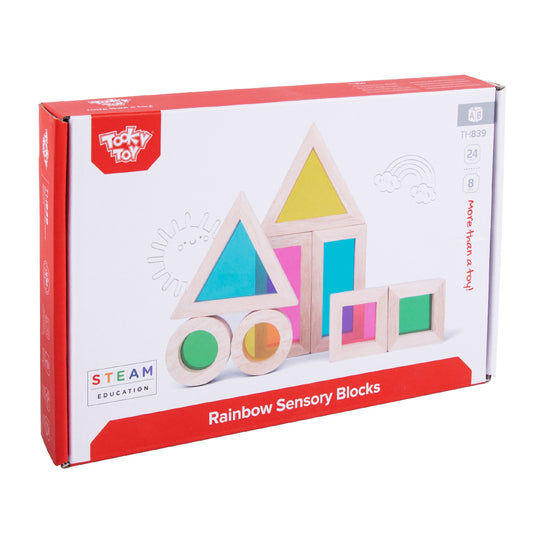 TookyToy - Rainbow Sensory Blocks - Motherhood