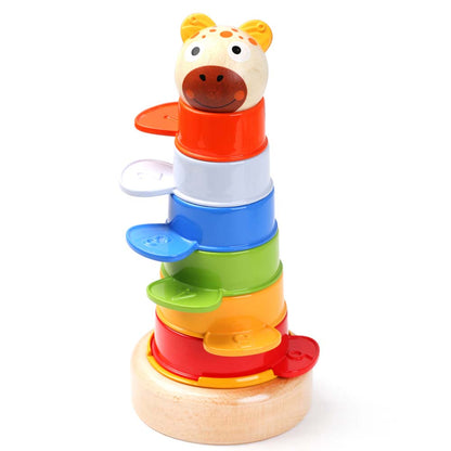 TopBright - First Years Stack & Count Cups - Baby Stacking Water Toys Set