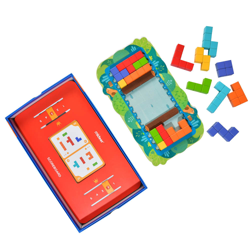 Mideer - 5-in-1 Jungle Tetris Block Educational Game for Kids