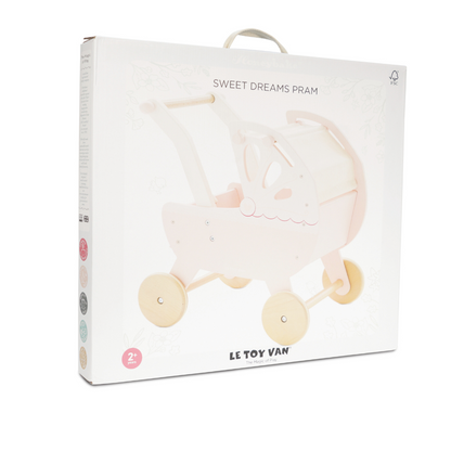 Le Toy Van - Wooden Retro Doll Pram