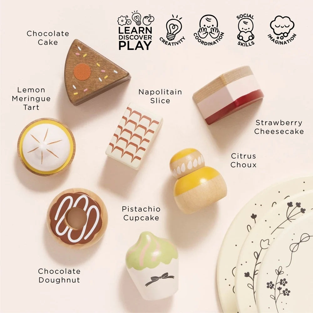 Le Toy Van - Three Tier Cake Stand - 8pcs