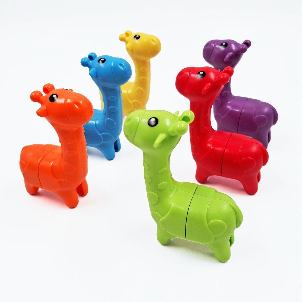 Mingli Toys - Mix, Match & Connect Giraffes - Educational Toy - 6 Pieces