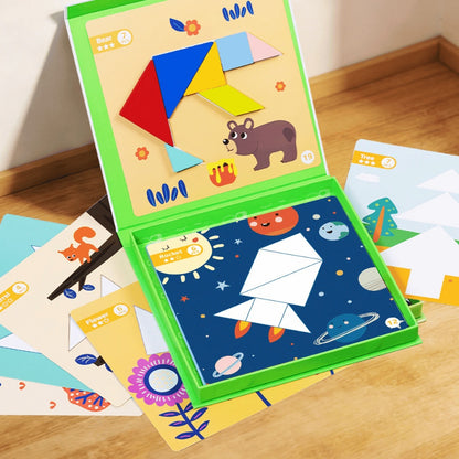 TookyToy - Magnetic Tangram Play Set