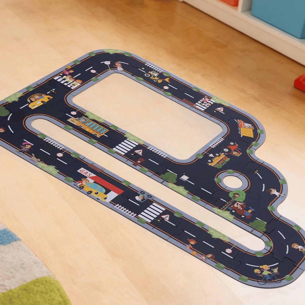 TookyToy - City Road Puzzle Play Set
