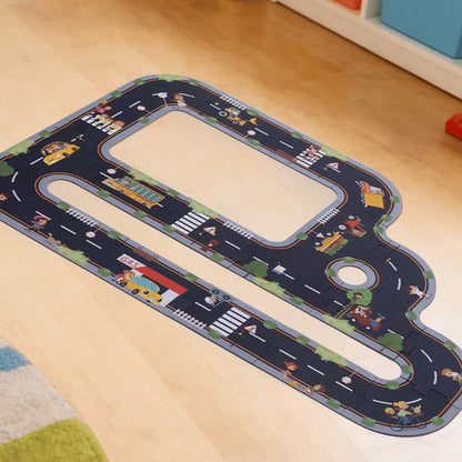 TookyToy - City Road Puzzle Play Set