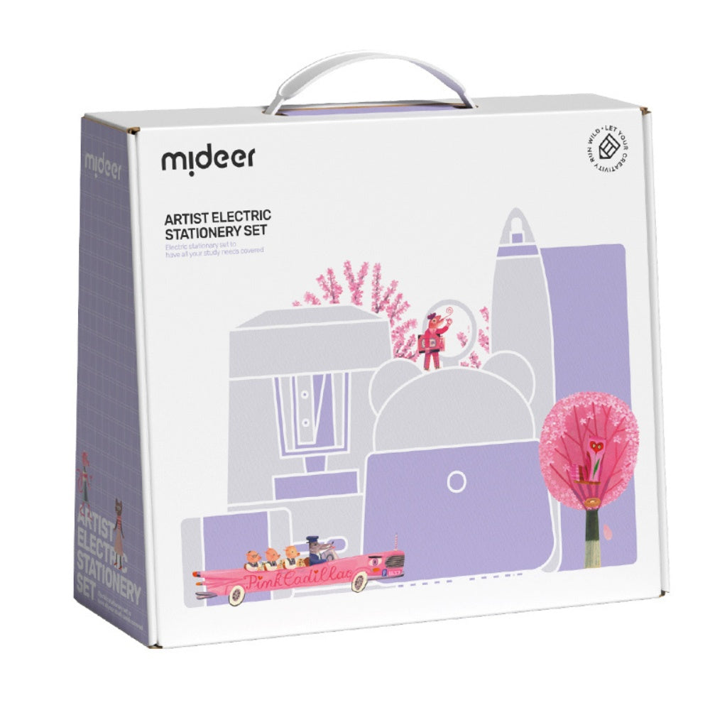 Mideer - Artist Electric Stationery Set - Candy Purple