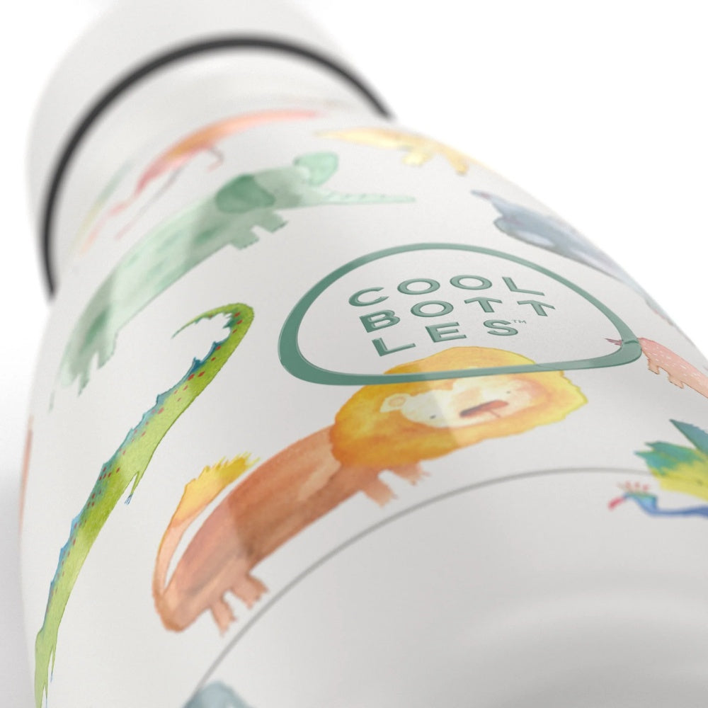 Cool Bottles - Kids Triple-Insulated Water Bottle - African Safari 260ml