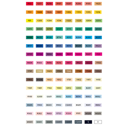 Mideer - Let's Paint - Dual Tip Oily Marker - 120 Colours With Bag