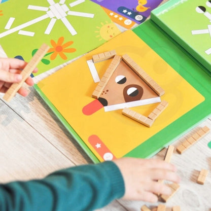 TookyToy - Creative Math Sticks: Patterning Activity Set