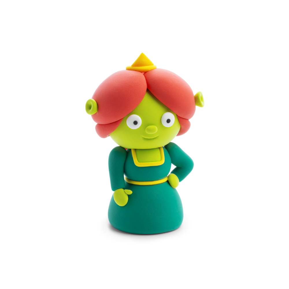Hey Clay - Modelling Air-Dry Clay with Fun Interactive App - Fiona, Series Shrek, 5 cans
