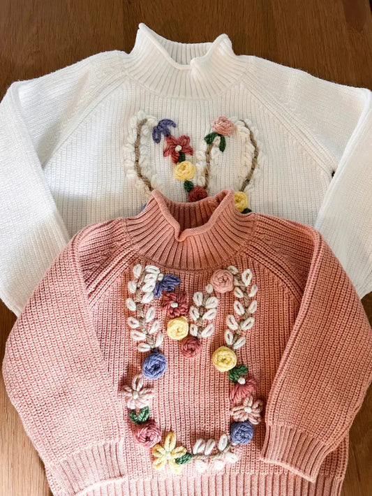 Olly & Molly Easter Bunny Floral Jersey - Motherhood