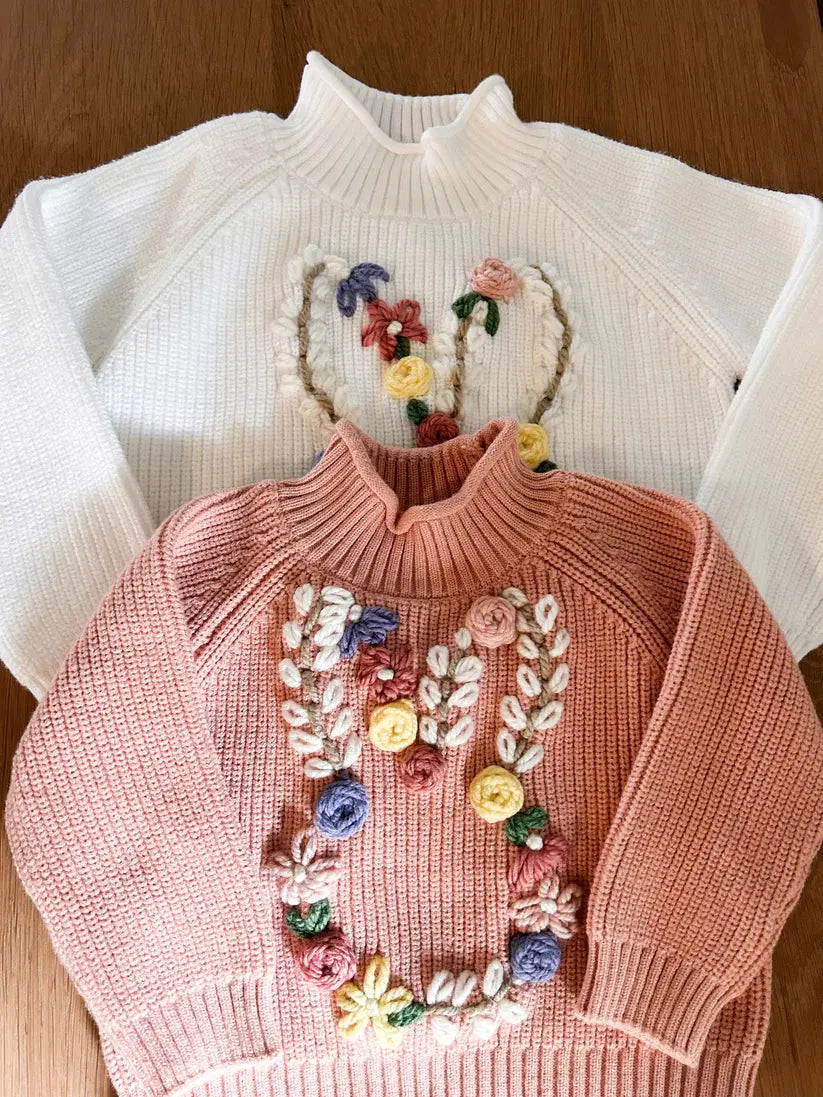 Olly & Molly Easter Bunny Floral Jersey - Motherhood