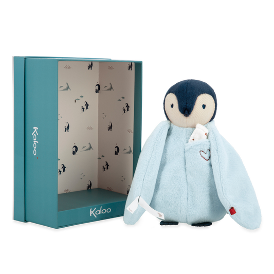 Kaloo - Blue Penguin Kissing Plush Toy