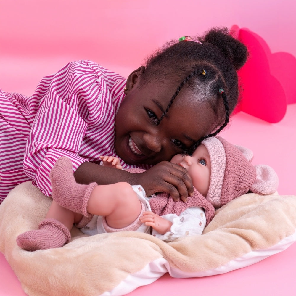 Llorens - Anatomically Correct Baby Girl Doll with Outfit & Cushion: Nica - 40cm
